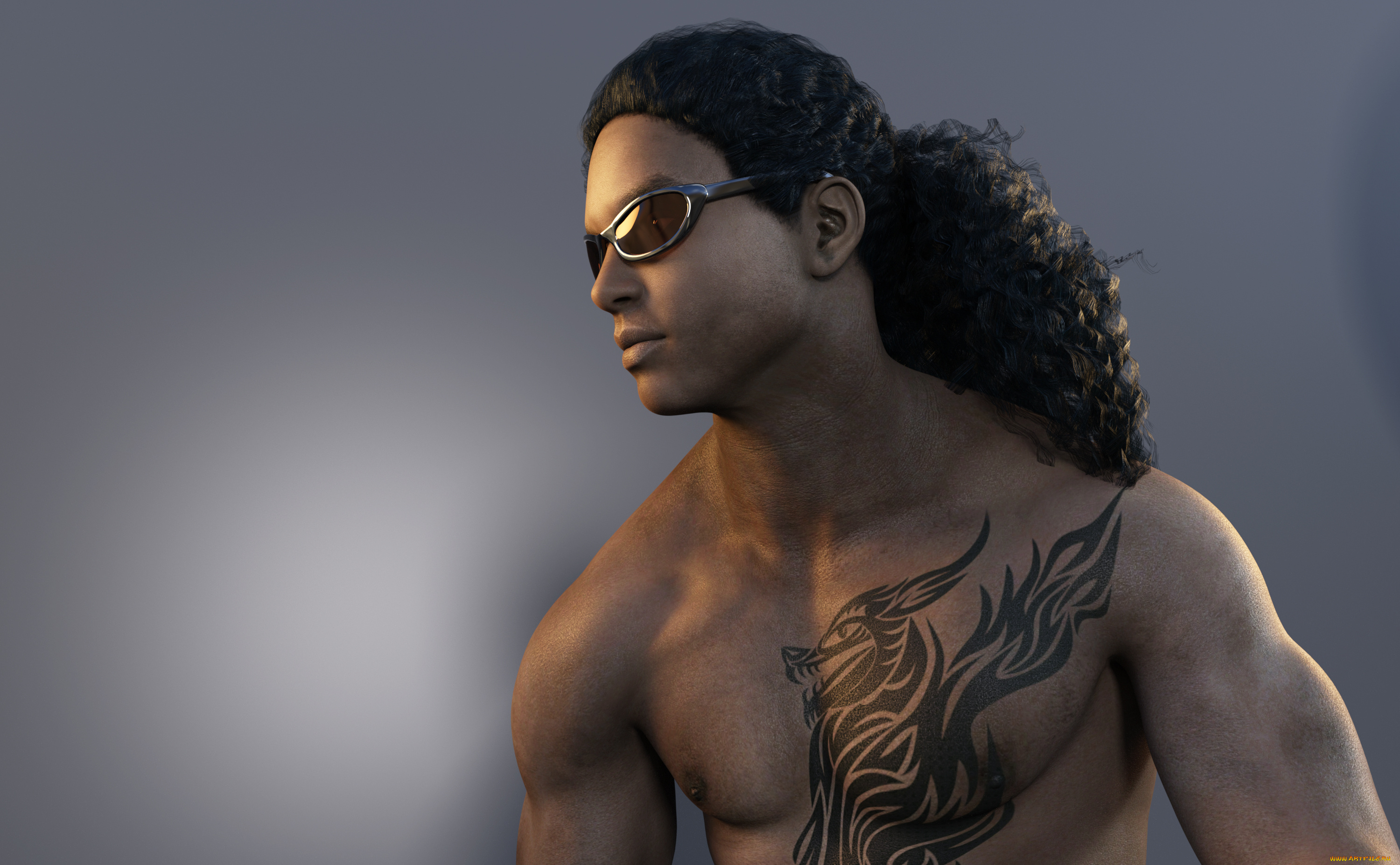 3д, графика, люди, , people, парень, фон, взгляд