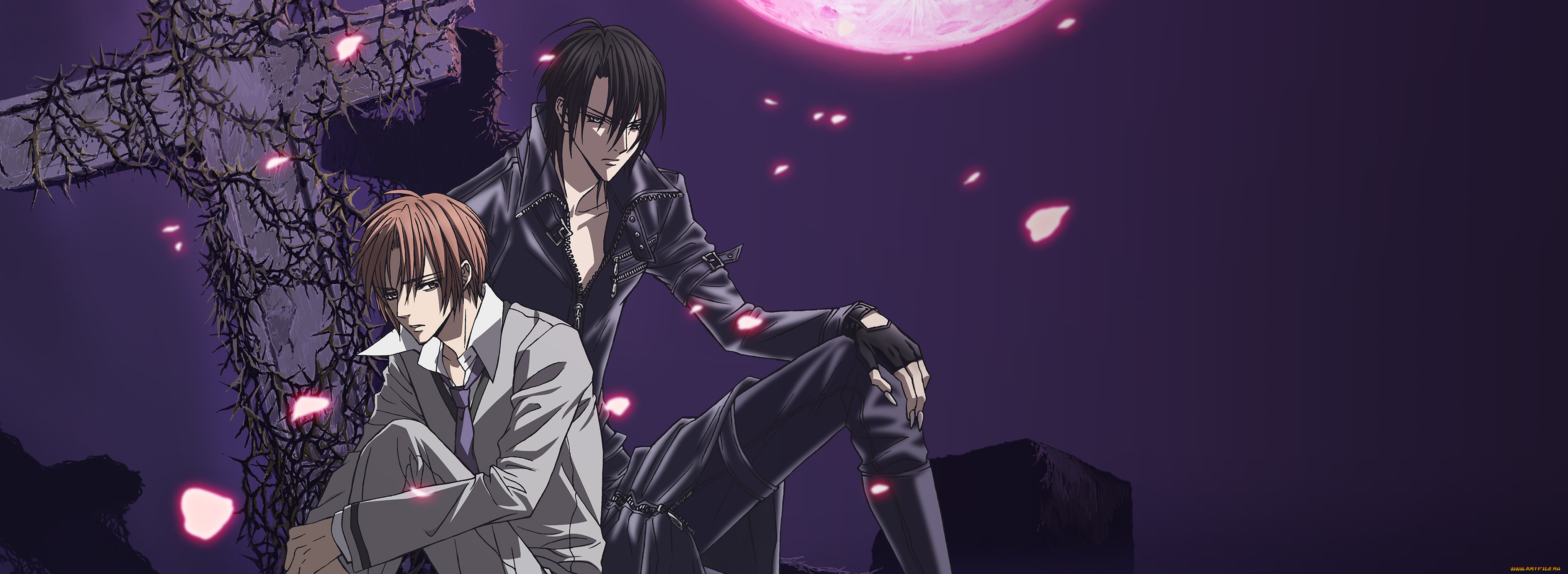 аниме, uragiri, wa, boku, no, namae, wo, shitteiru, девушки, взгляд, фон