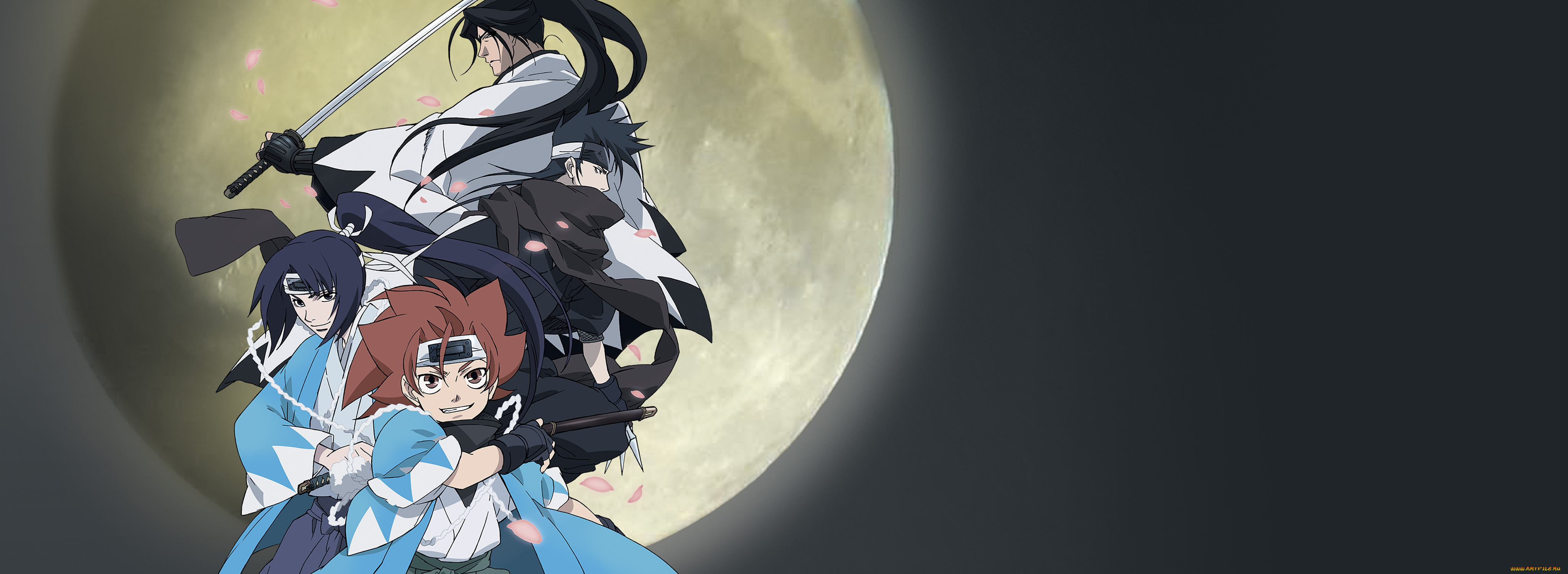 peace, maker, аниме, peace, maker, kurogane, девушка, фон, взгляд