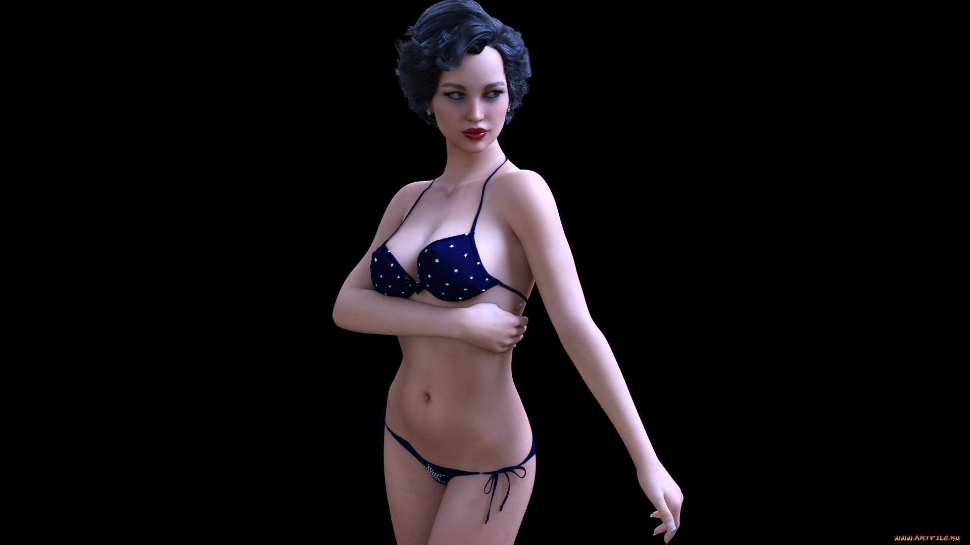 3д, графика, люди, , people, взгляд, фон, девушка