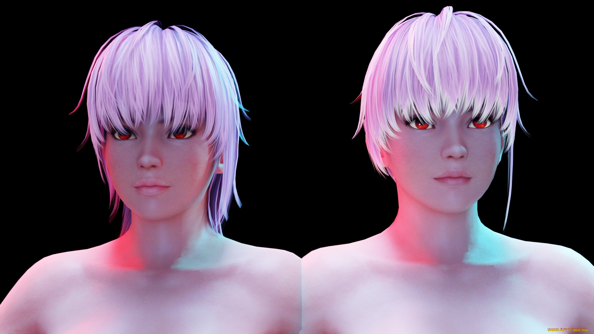 3д, графика, портрет, , portraits, взгляд, девушки, фон