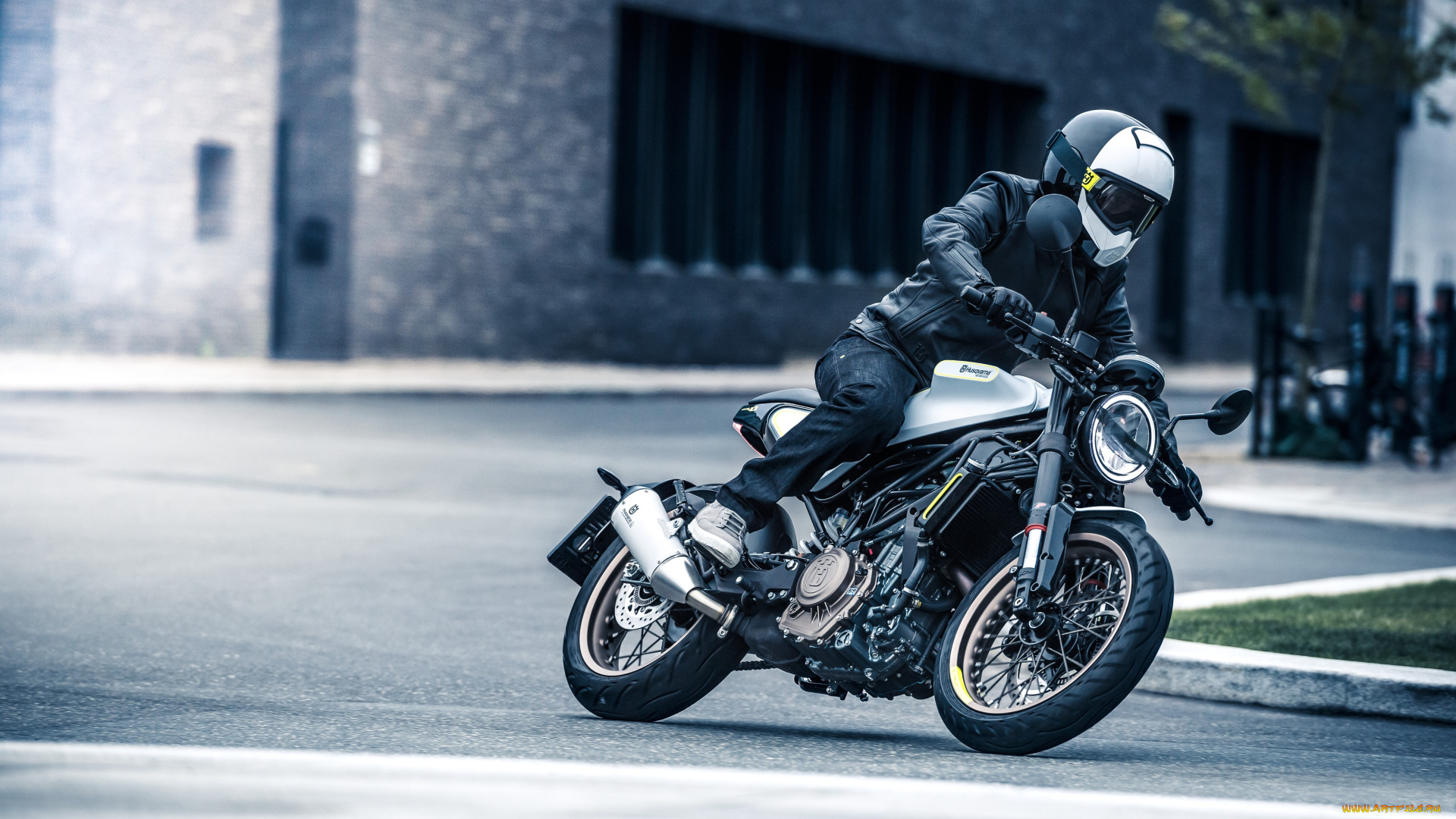 husqvarna, vitpilen, 701, , 2018, мотоциклы, husqvarna, vitpilen, 701, мотоцикл, поворот