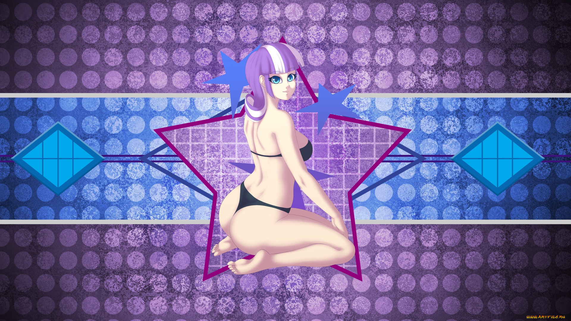 векторная, графика, девушки, , girls, фон, девушка, взгляд