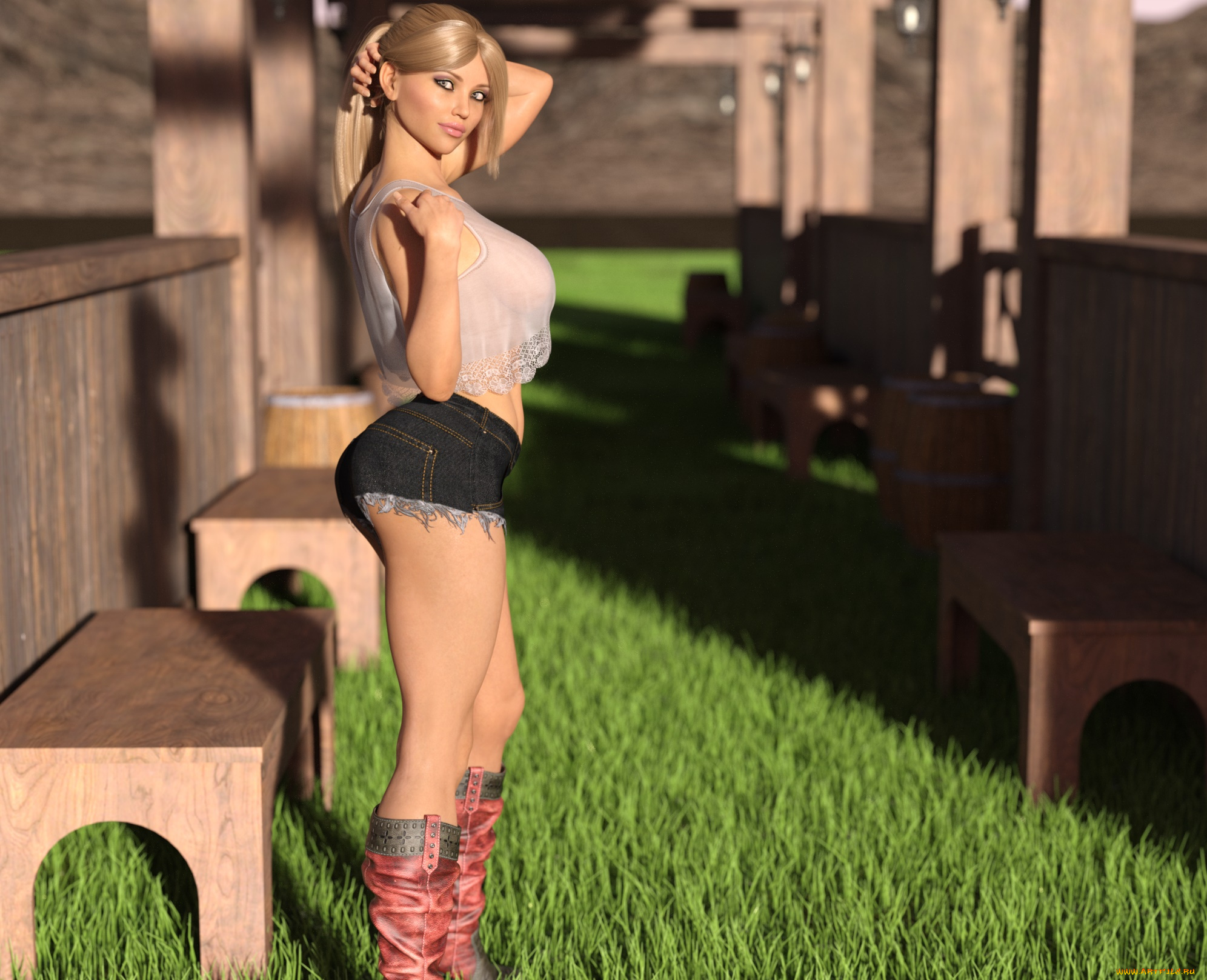 3д, графика, люди, , people, девушка, взгляд, фон