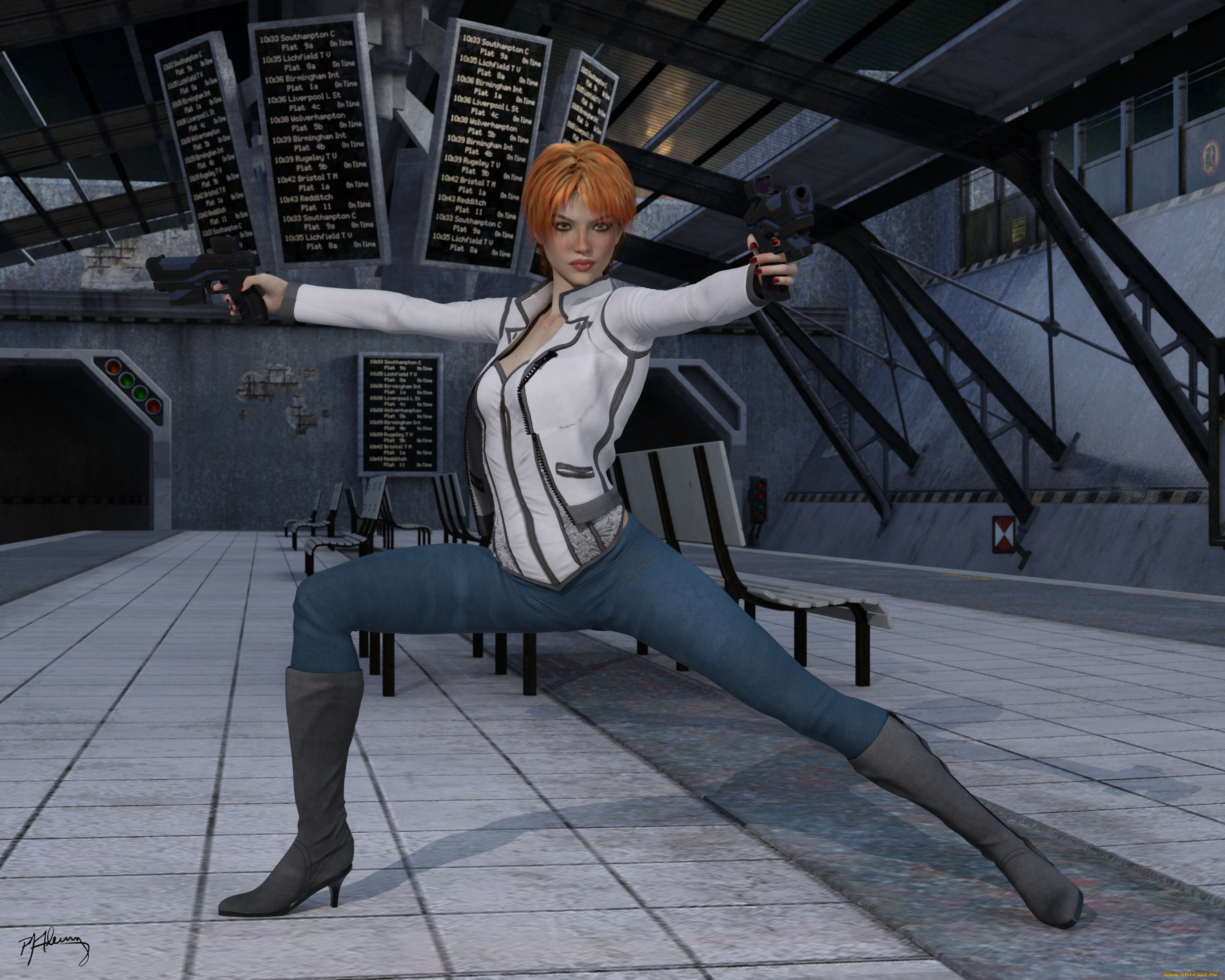 3д, графика, фантазия, , fantasy, девушка, взгляд, фон