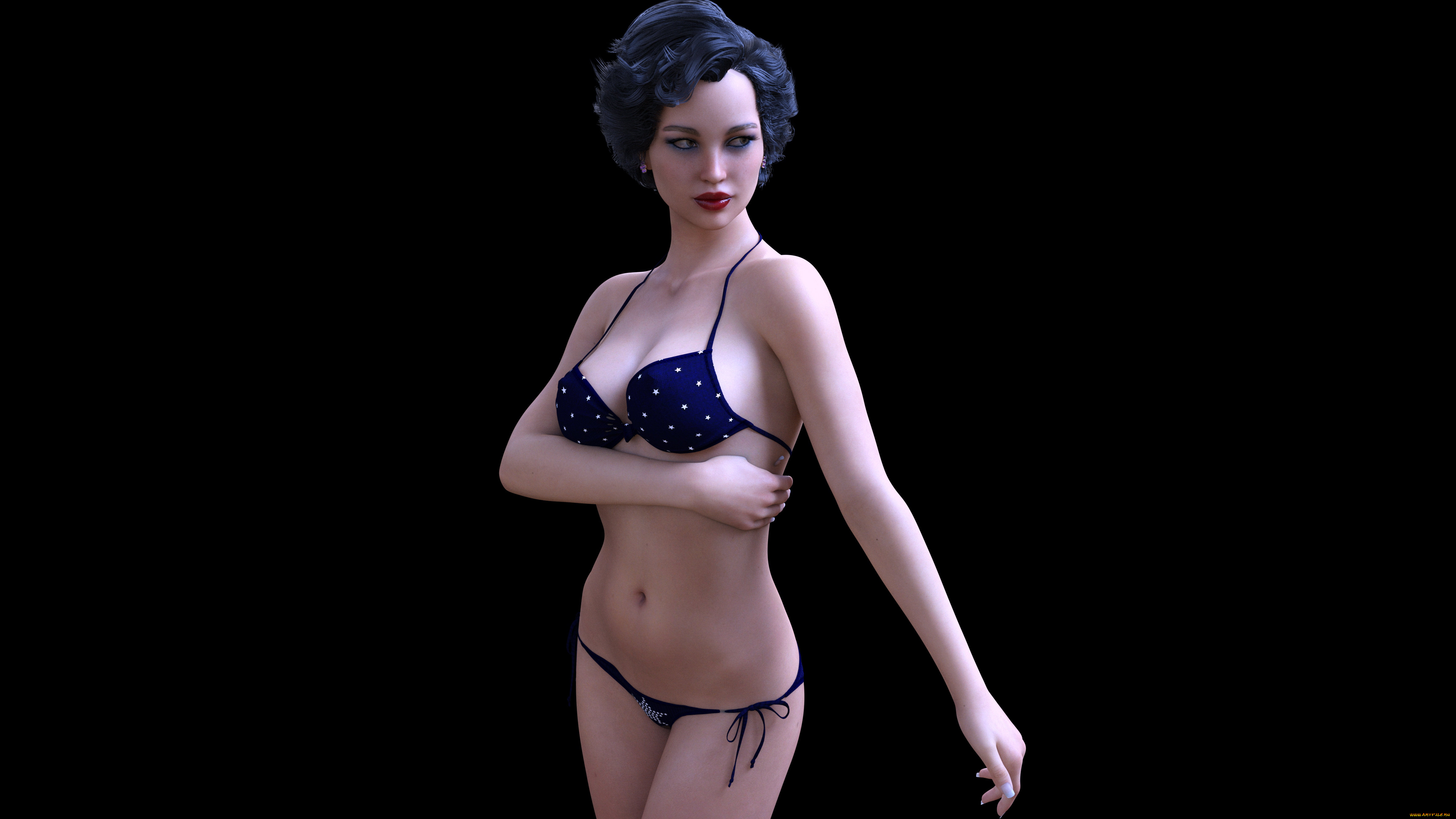 3д, графика, люди, , people, взгляд, фон, девушка