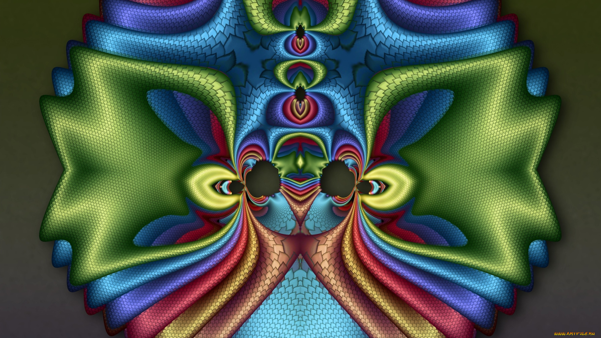 3д, графика, фракталы, , fractal, цвет, фон, узор