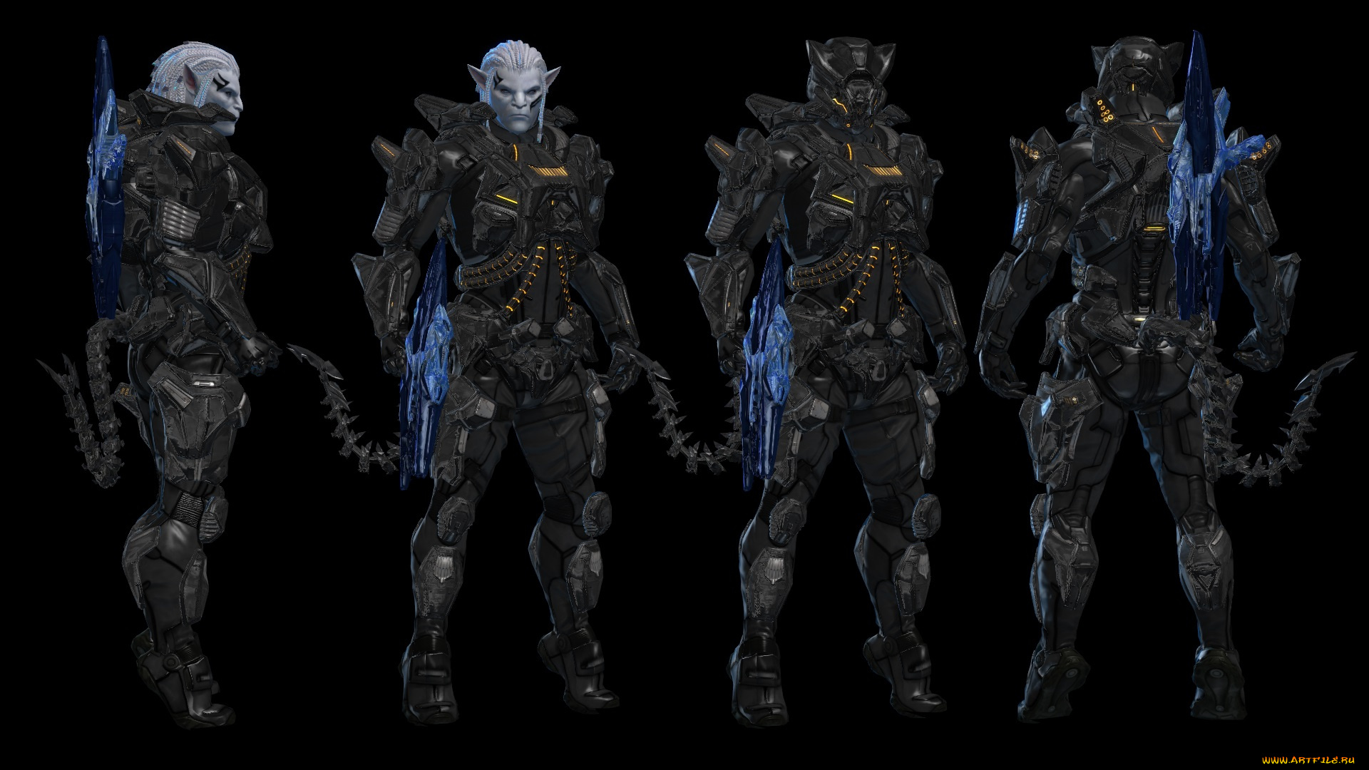 3д, графика, существа, , creatures, фон, взгляд, эльфийки