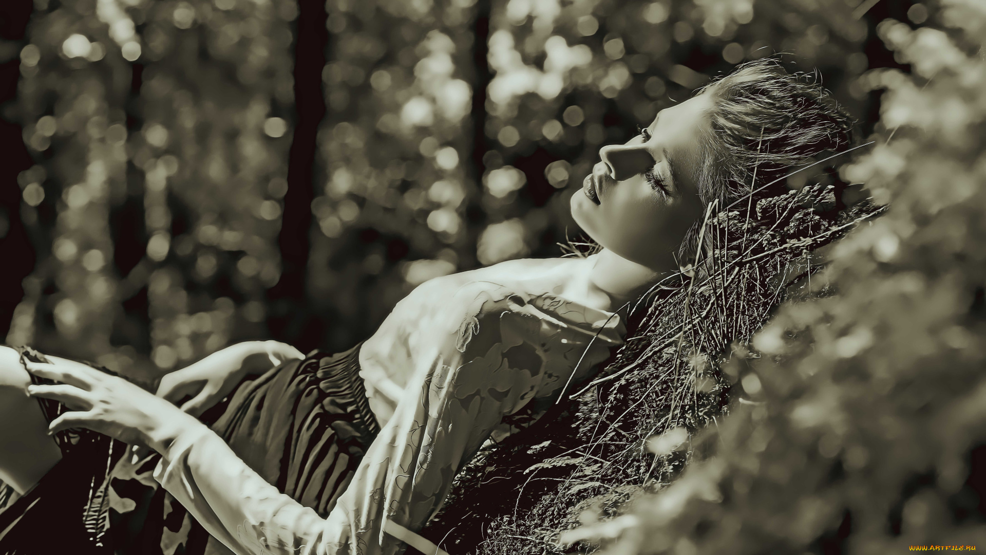 календари, компьютерный, дизайн, отдых, природа, девушка