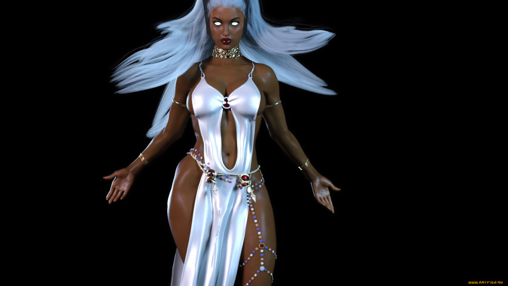 3д, графика, фантазия, , fantasy, девушка, богиня, наряд