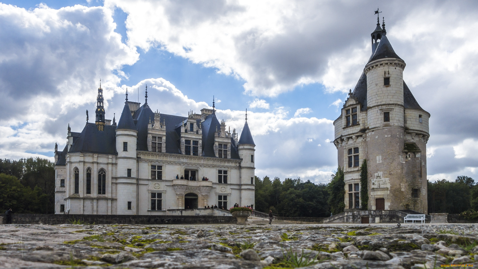 chateau, de, chenonceau, города, замки, франции, chateau, de, chenonceau