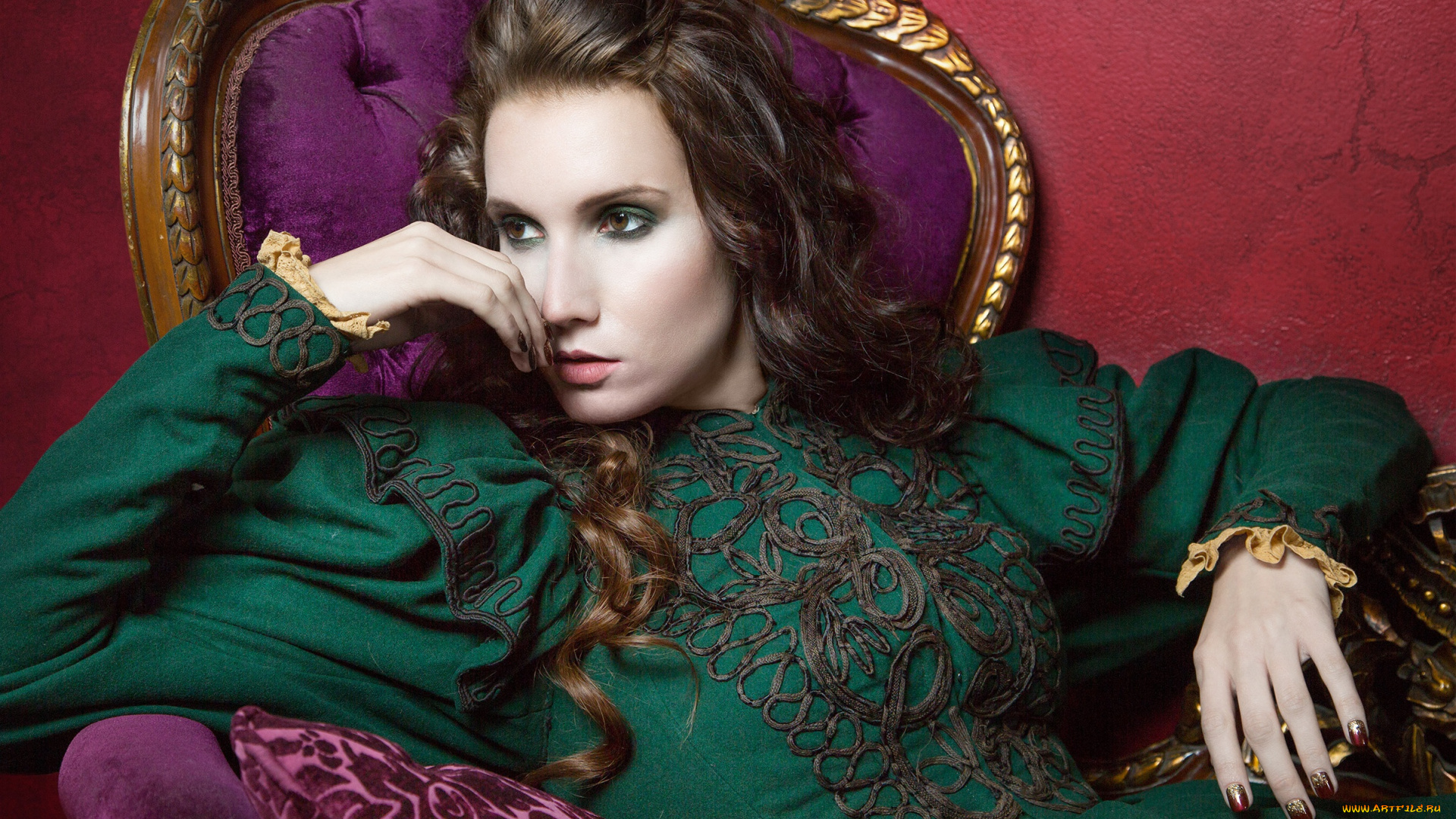 девушка, в, зелёном, белье, девушки, -, брюнетки, , шатенки, девушка, красивая, супер, секси, няша, нежная, классная, модница, лапочка, мадам, melanie, kazmercyk