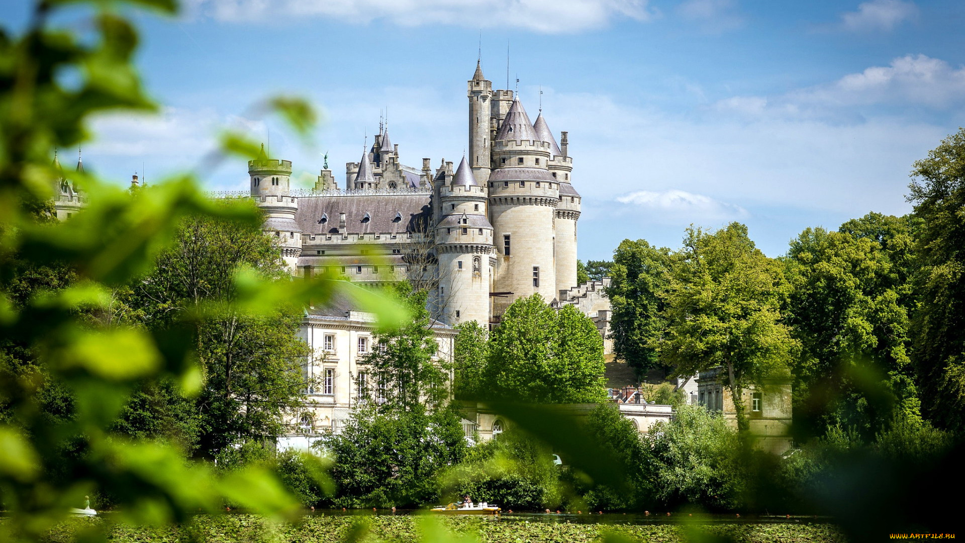 pierrefonds, castle, chateau, de, pierrefonds, города, замки, франции, pierrefonds, castle, chateau, de