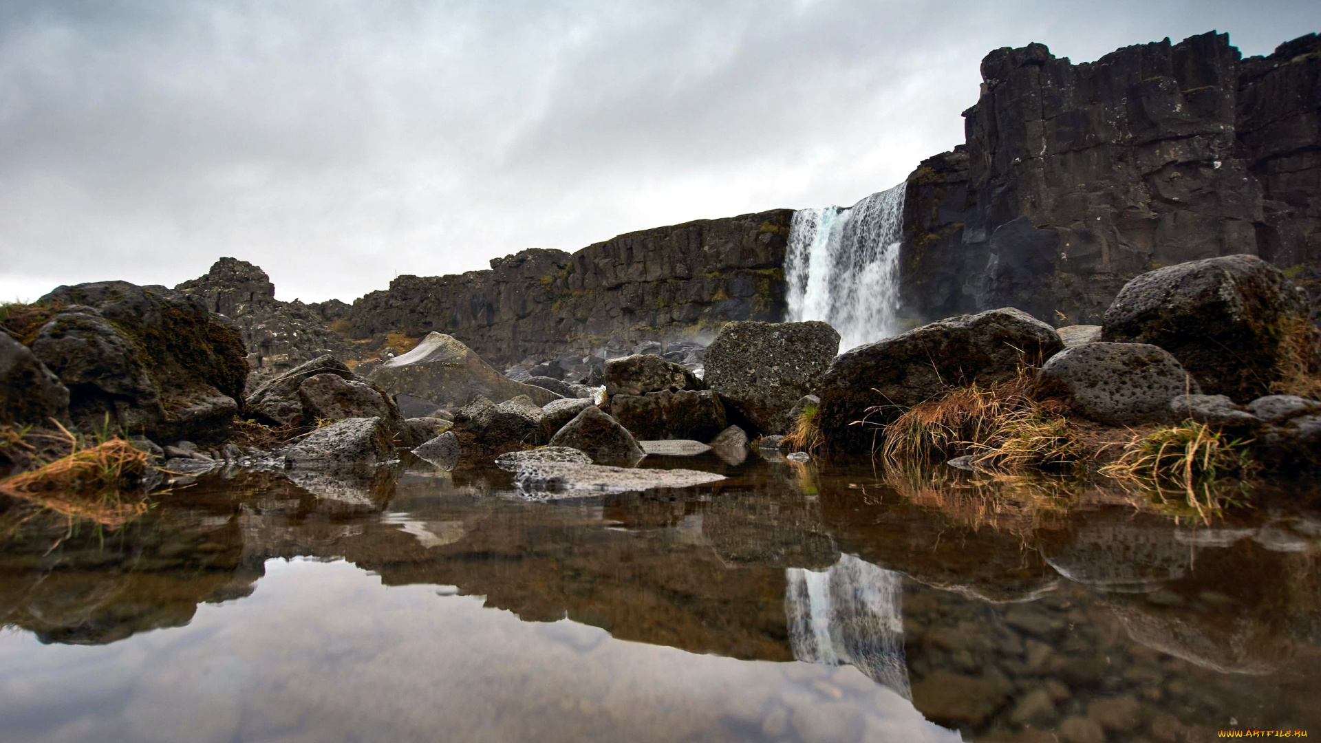 природа, водопады, поток, водопад, вода