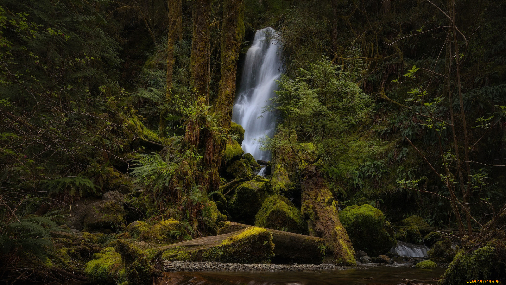 природа, водопады, поток, водопад, вода