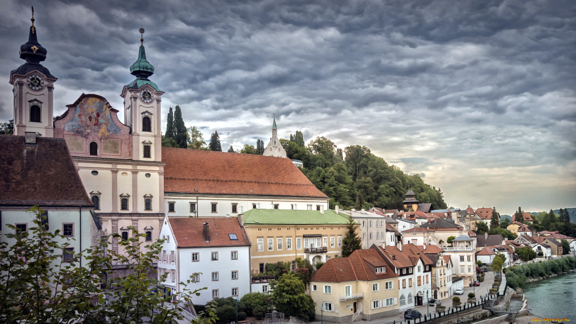steyr, austria, города, -, улицы, , площади, , набережные