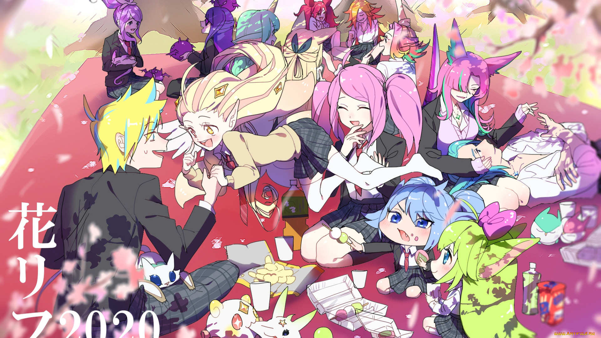 видео, игры, league, of, legends, персонажи, пикник