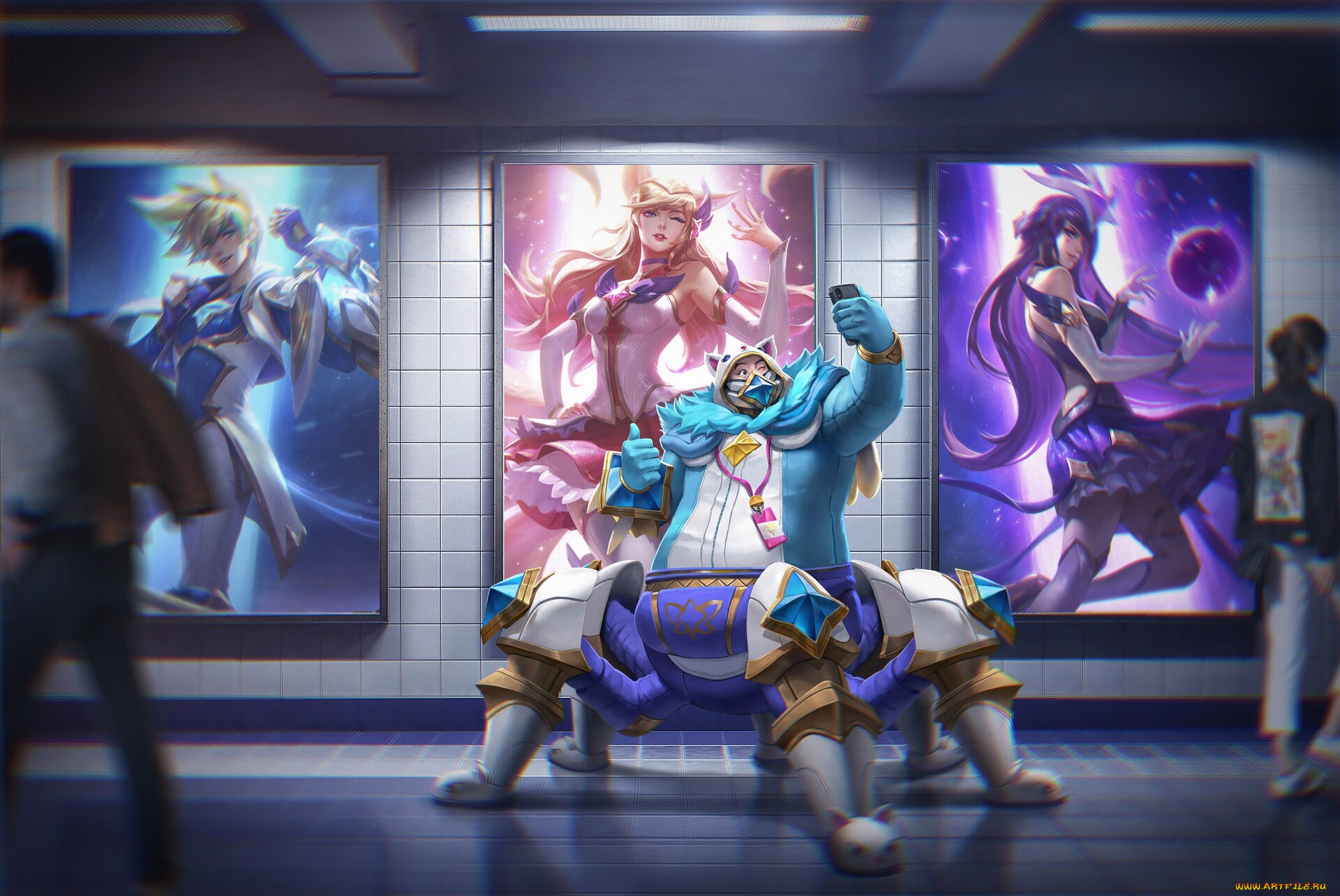 видео, игры, league, of, legends, персонажи, плакаты, люди, urgot