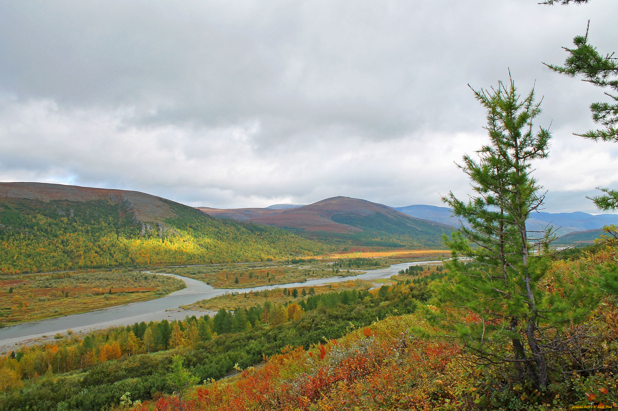 полярный, урал, природа, горы, полярный, урал, россия, река