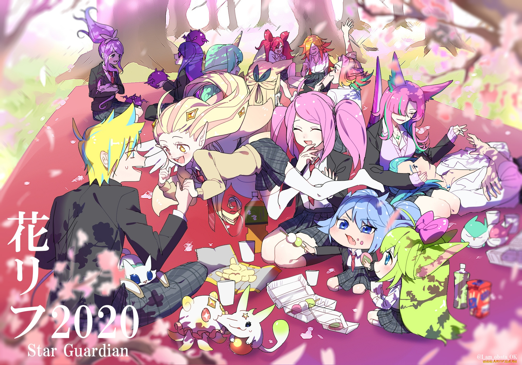 видео, игры, league, of, legends, персонажи, пикник