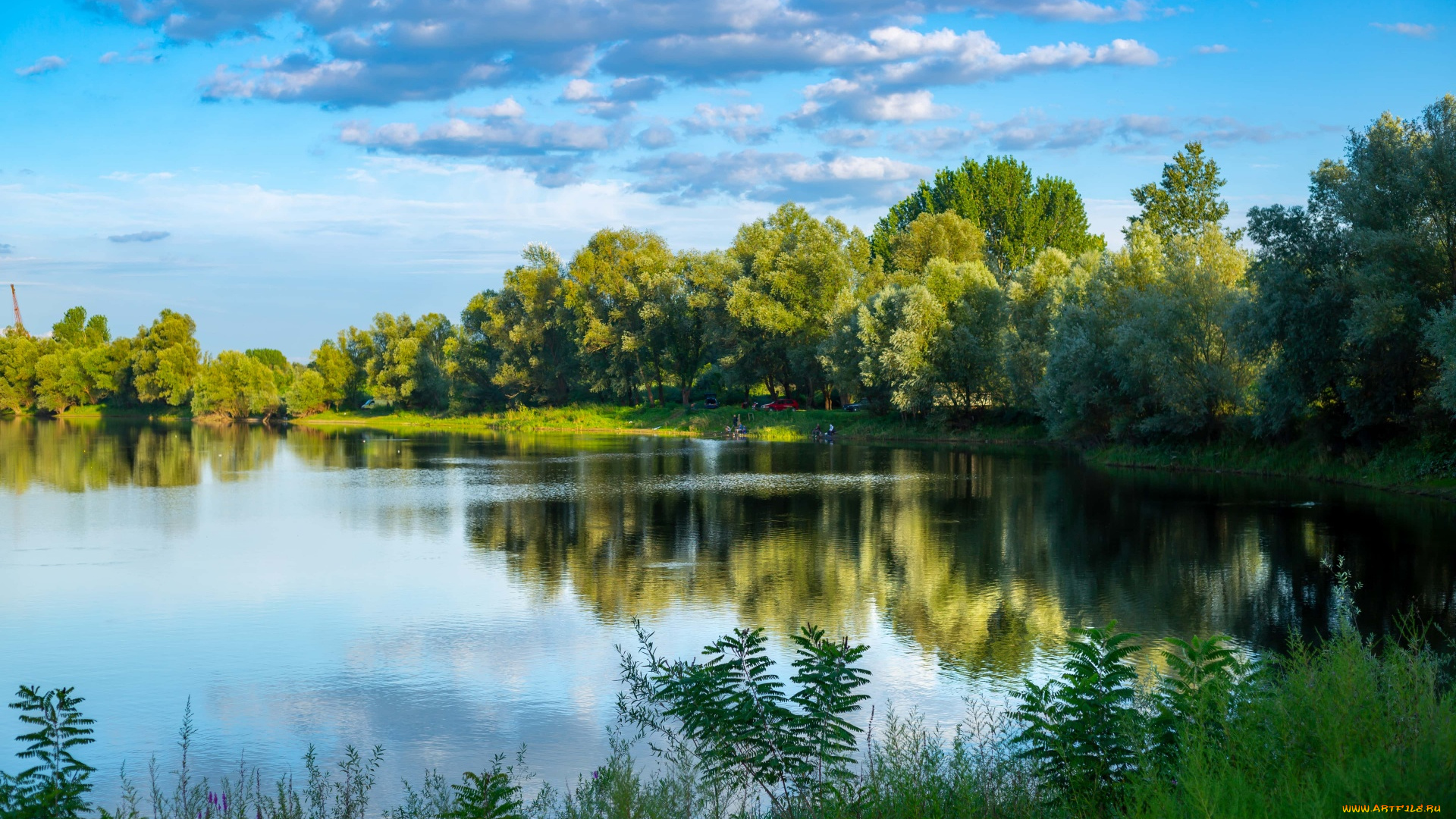 природа, реки, озера, деревья, озеро, отражение