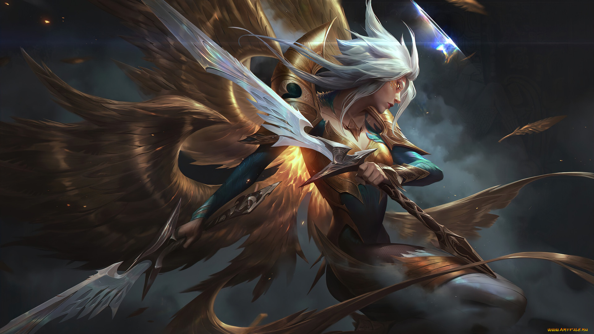 видео, игры, league, of, legends, league, of, legends, kayle