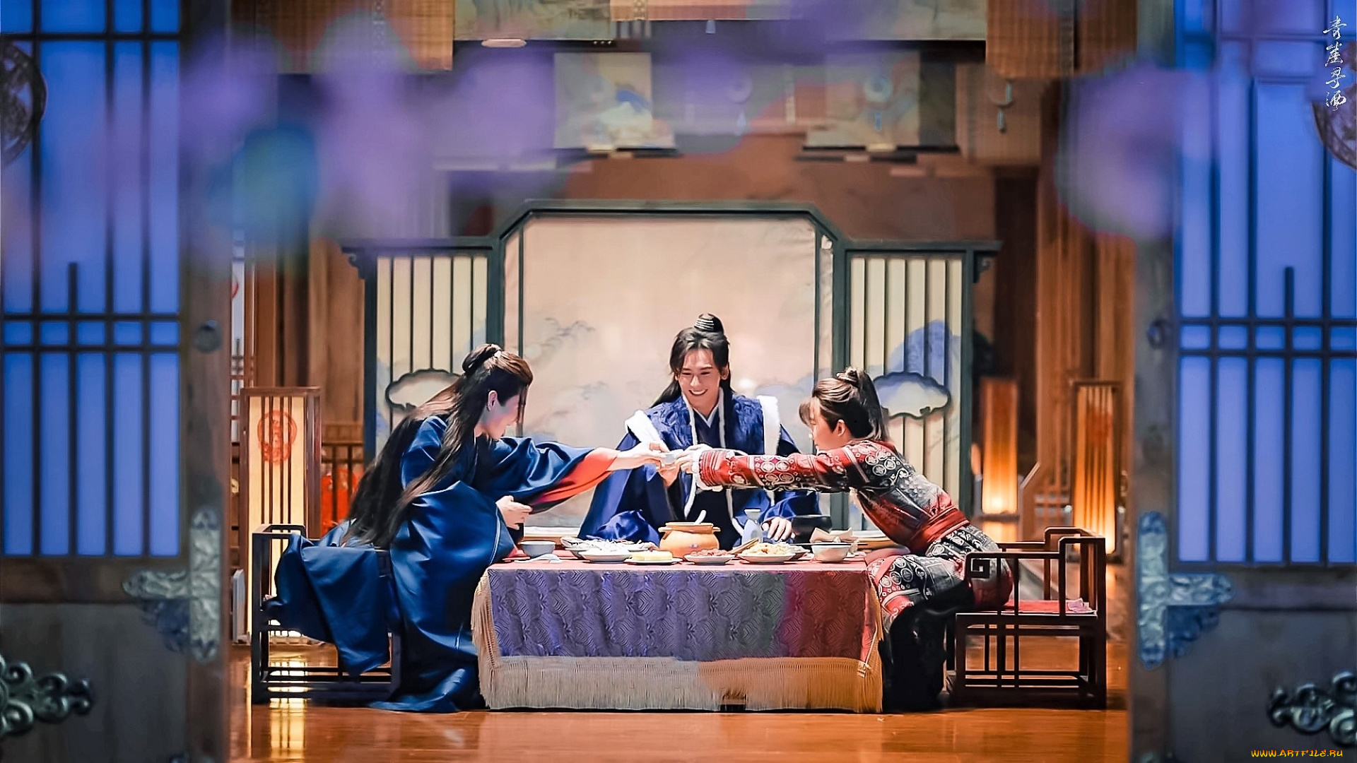 кино, фильмы, shan, he, ling, |, word, of, honor, персонажи, застолье