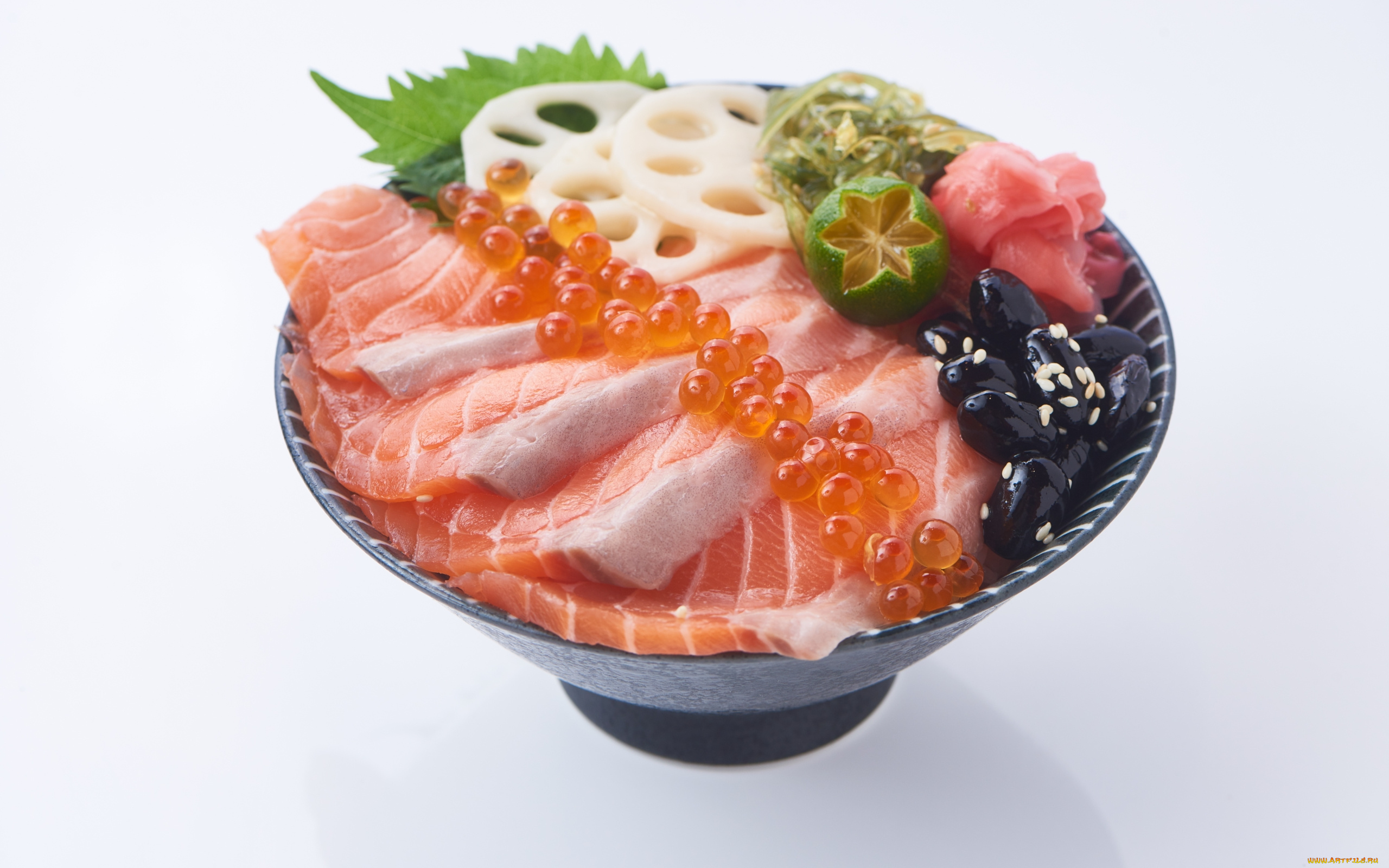 еда, рыбные, блюда, , с, морепродуктами, форель, икра, красная