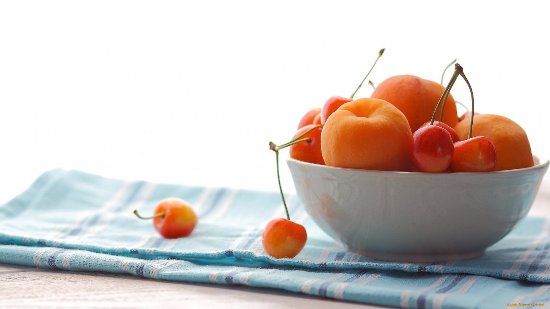 еда, фрукты, , ягоды, черешня, абрикосы