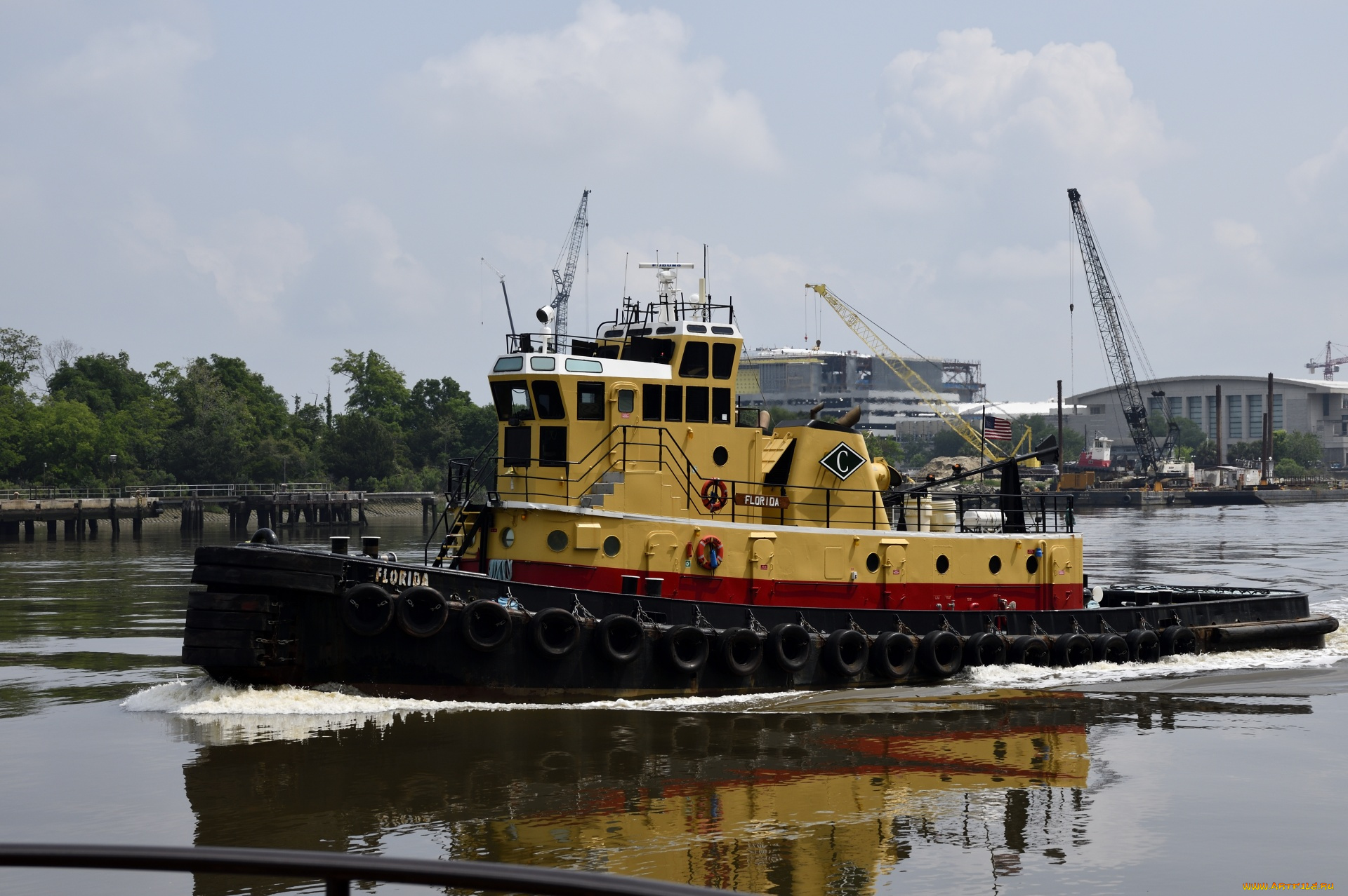 корабли, другое, паром