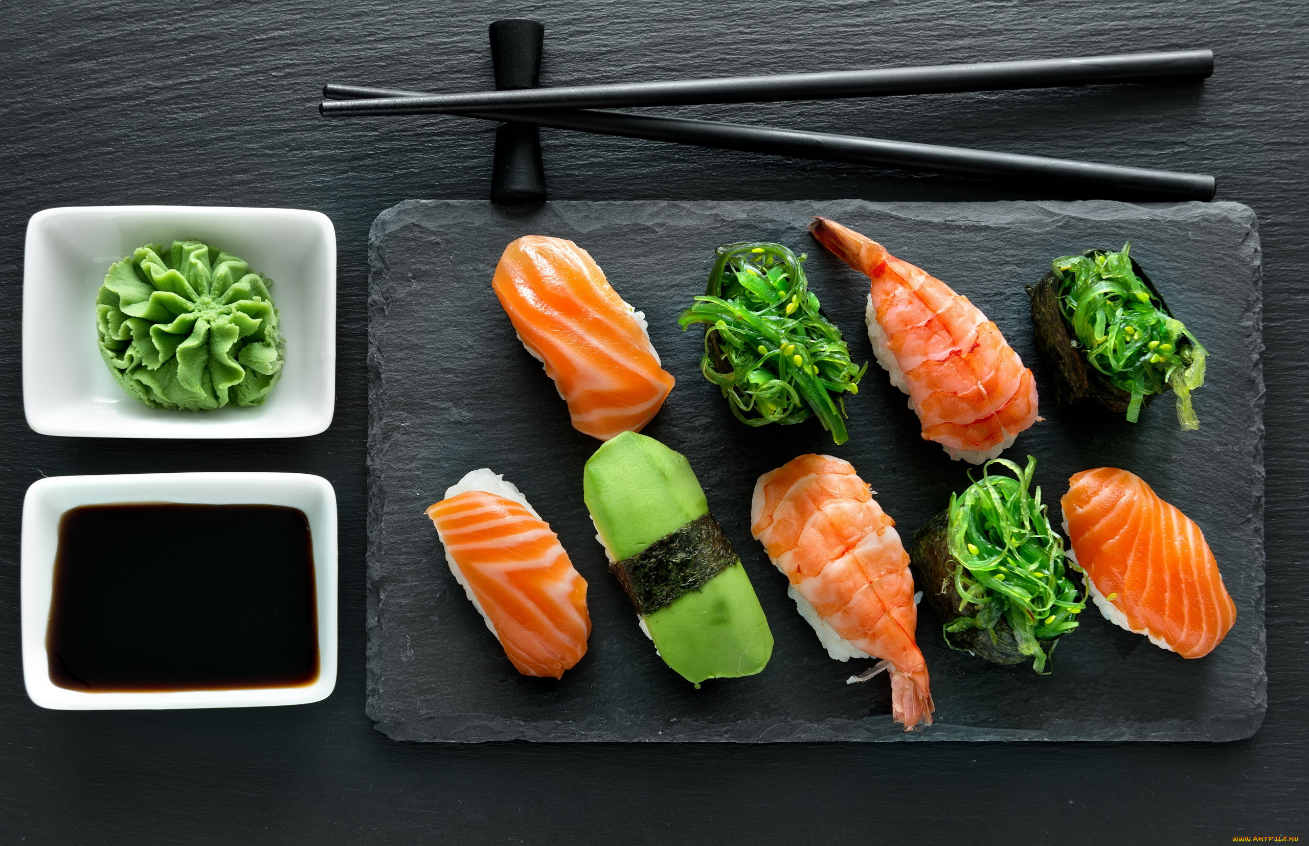 еда, рыба, , морепродукты, , суши, , роллы, японская, кухня, суши, роллы, васаби, соус