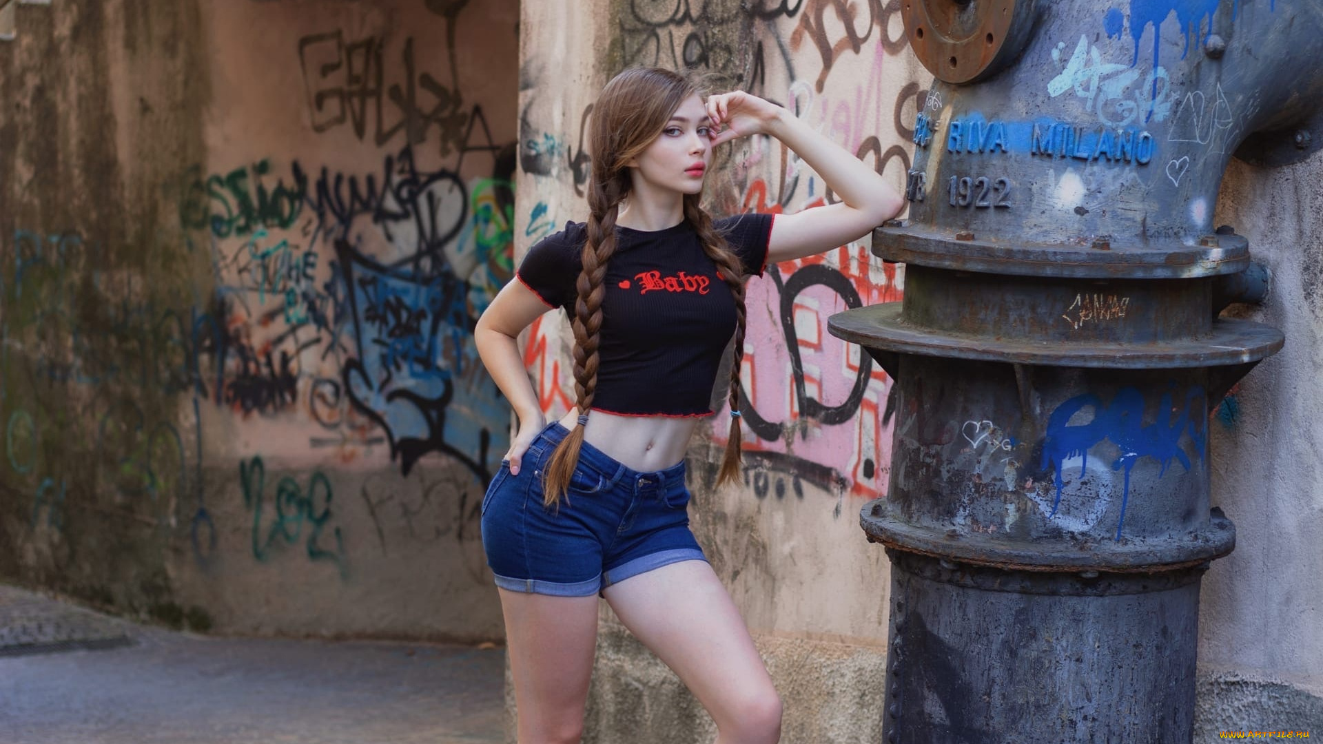 девушки, -, брюнетки, , шатенки, девушка, позирует