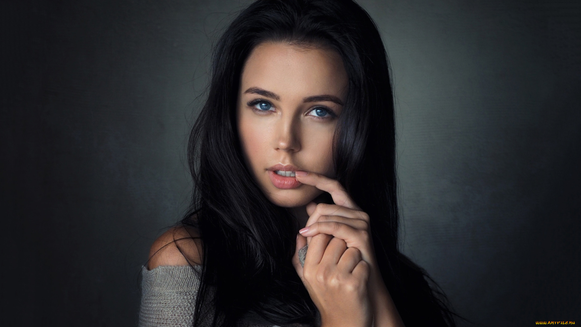 девушки, -, лица, , портреты, девушка, позирует, станислав, пучковский