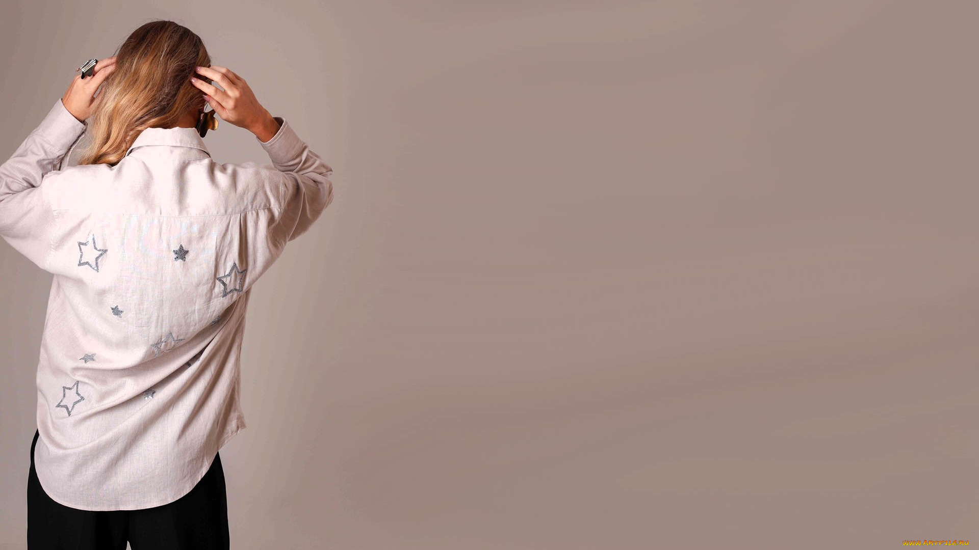 девушки, tara, goddard, русая, рубашка, брюки, звезды