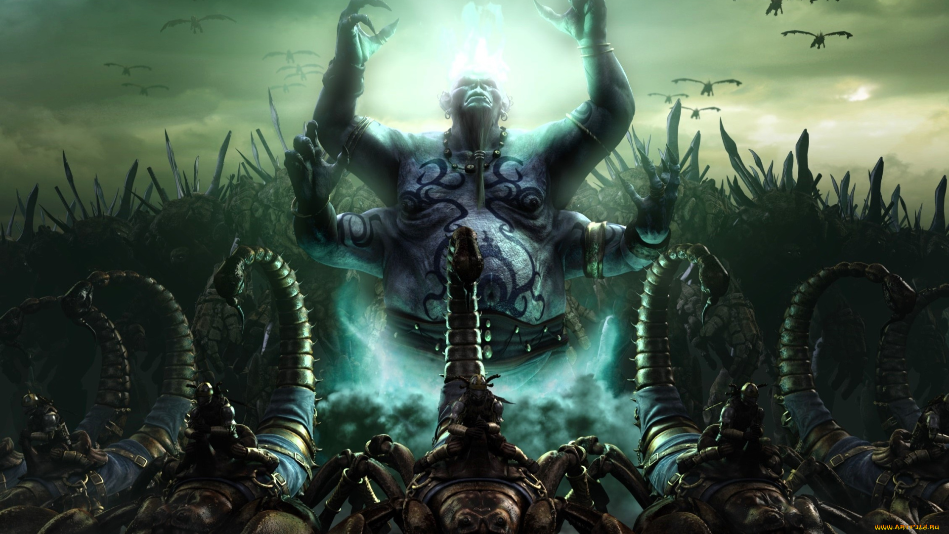 видео, игры, rise, of, nations, , rise, of, legends, монстры, скорпионы, армия