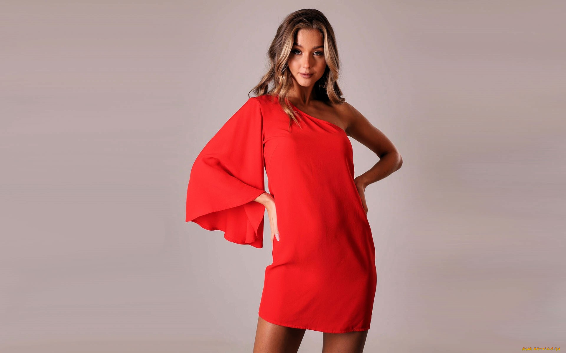 девушки, tara, goddard, русая, платье, рукав