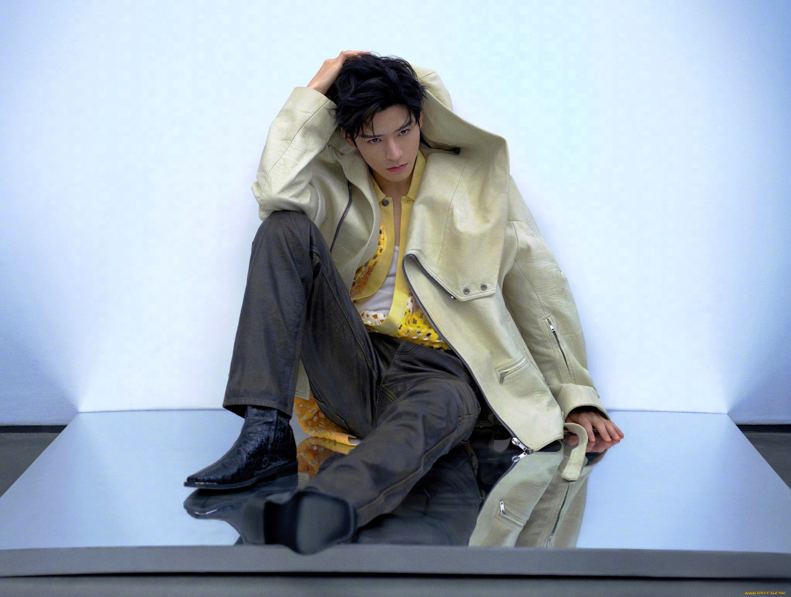 мужчины, gong, jun, |, simon, gong, актер, куртка