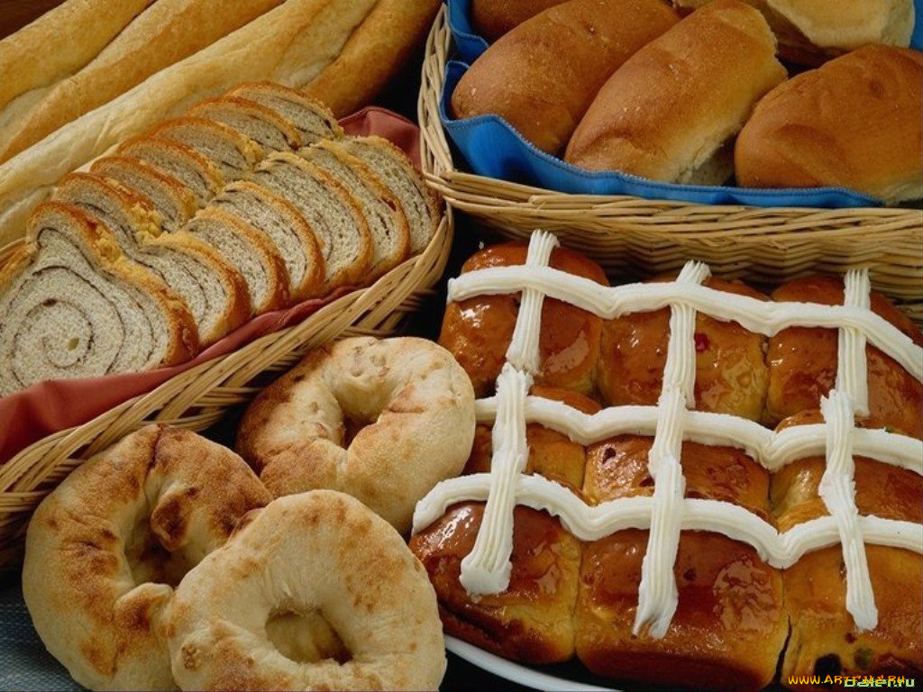 еда, хлеб, выпечка