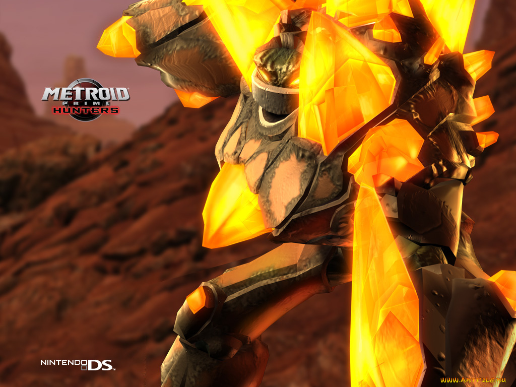 metroid, prime, hunters, видео, игры