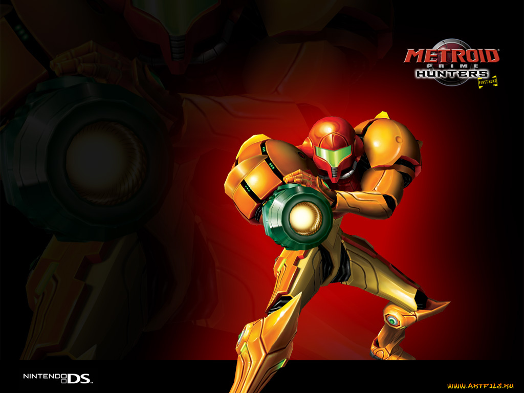 metroid, prime, hunters, видео, игры