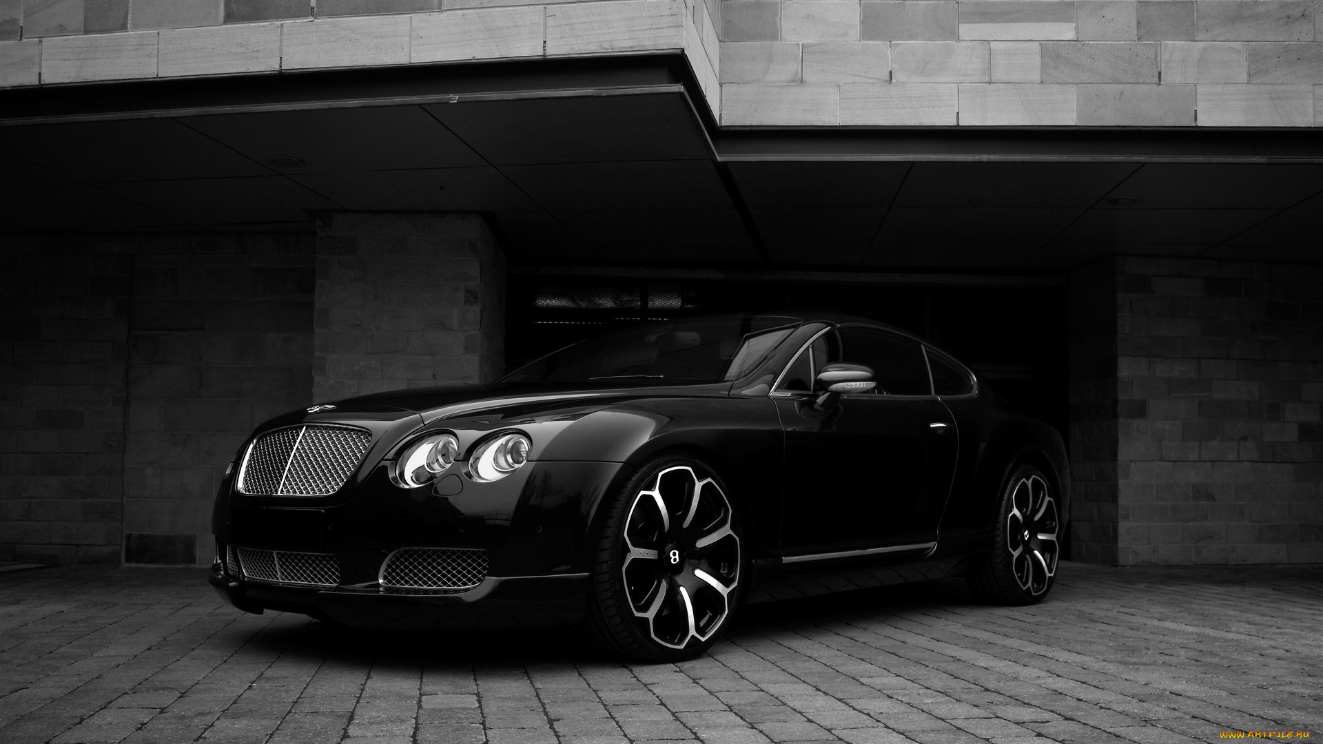 2008, project, kahn, bentley, gts, black, edition, автомобили