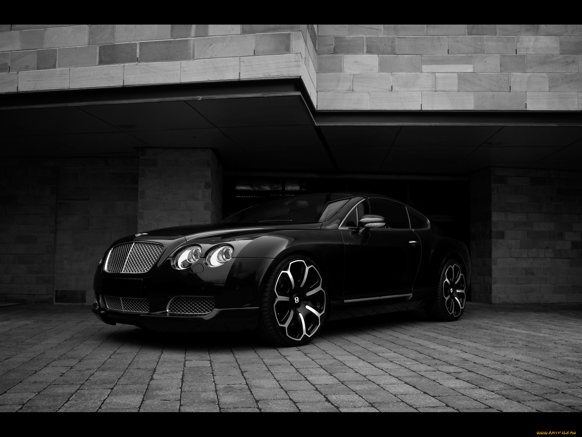 2008, project, kahn, bentley, gts, black, edition, автомобили