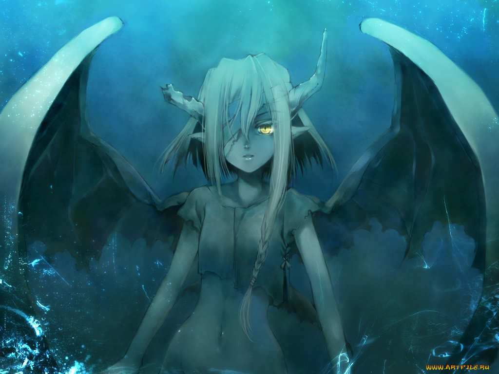 аниме, angels, demons