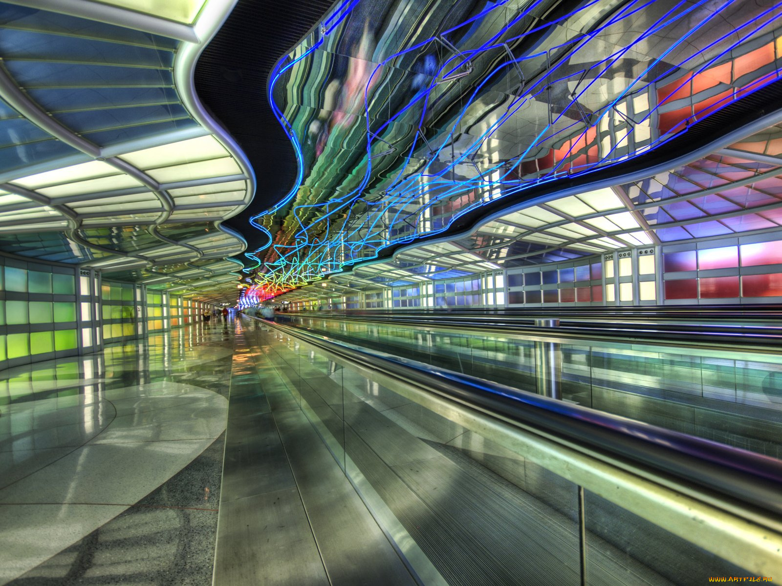 the, underground, peoplemover, to, international, terminal, техника, метро