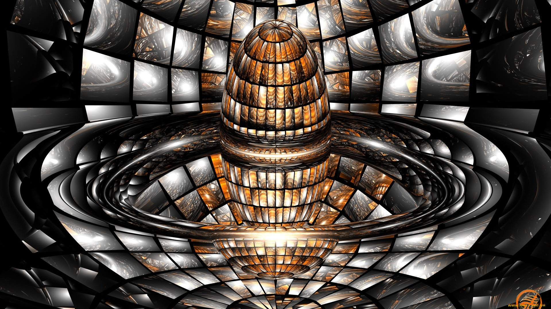 3д, графика, fractal, фракталы