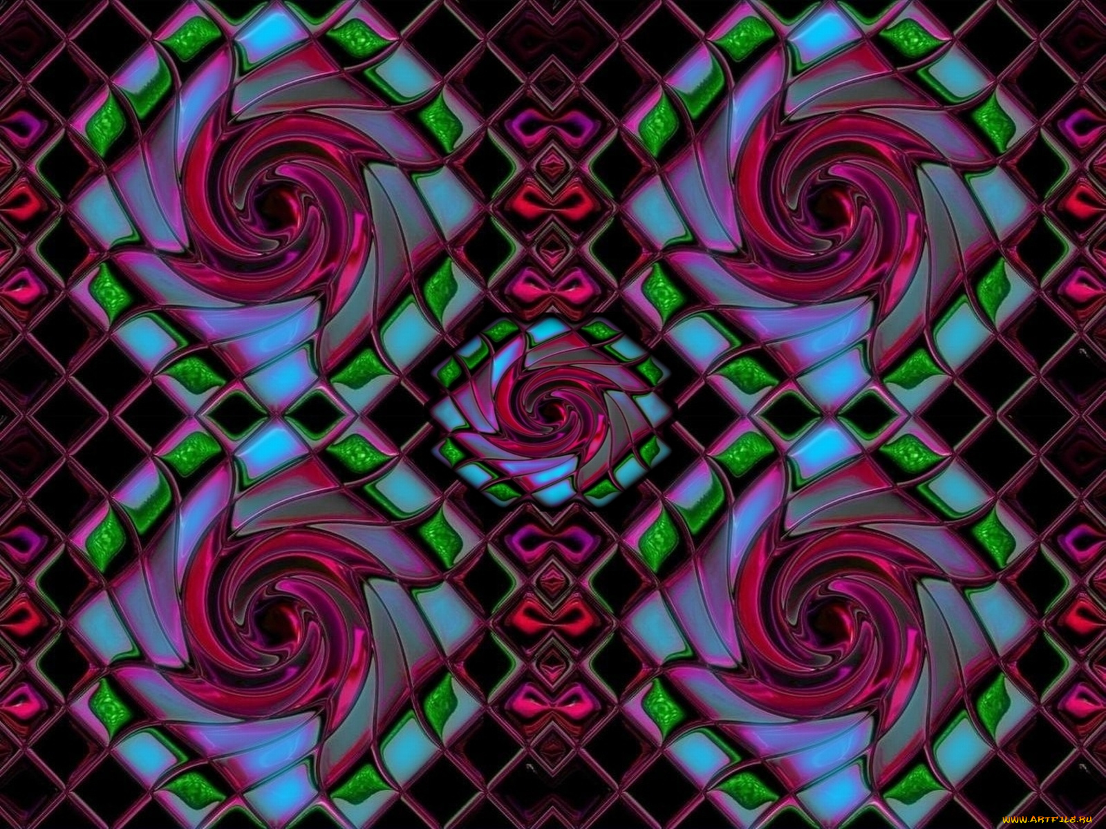 3д, графика, fractal, фракталы