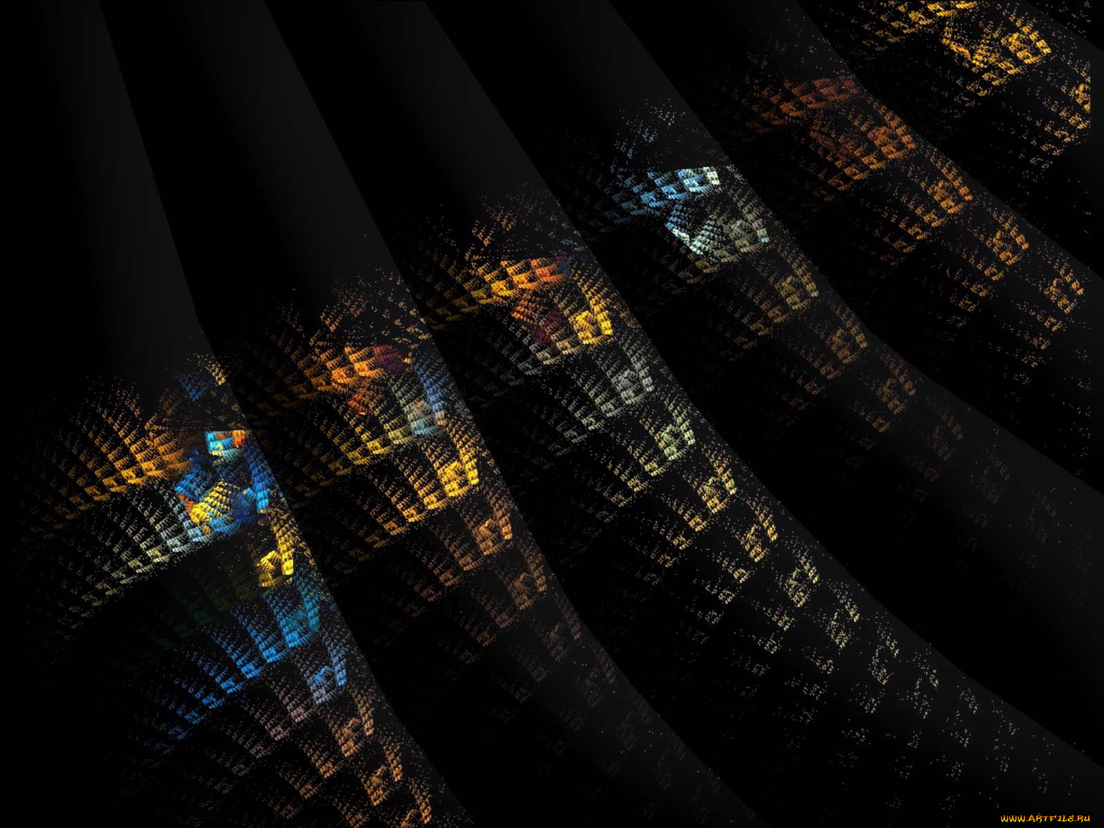 3д, графика, fractal, фракталы