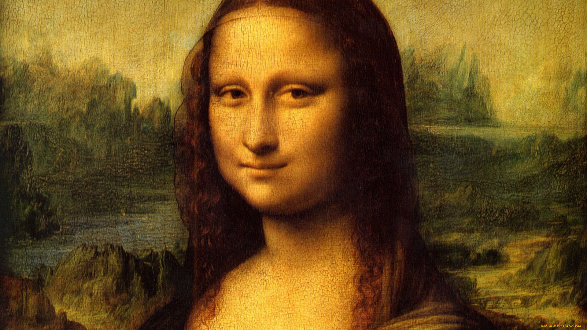 рисованные, leonardo, da, vinci, джоконда