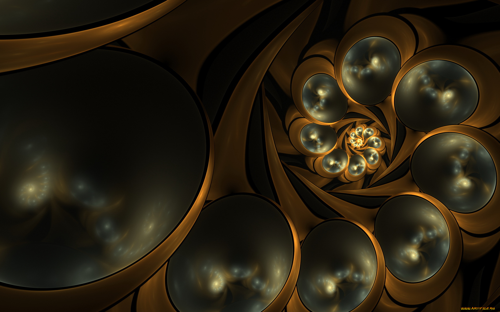 3д, графика, fractal, фракталы