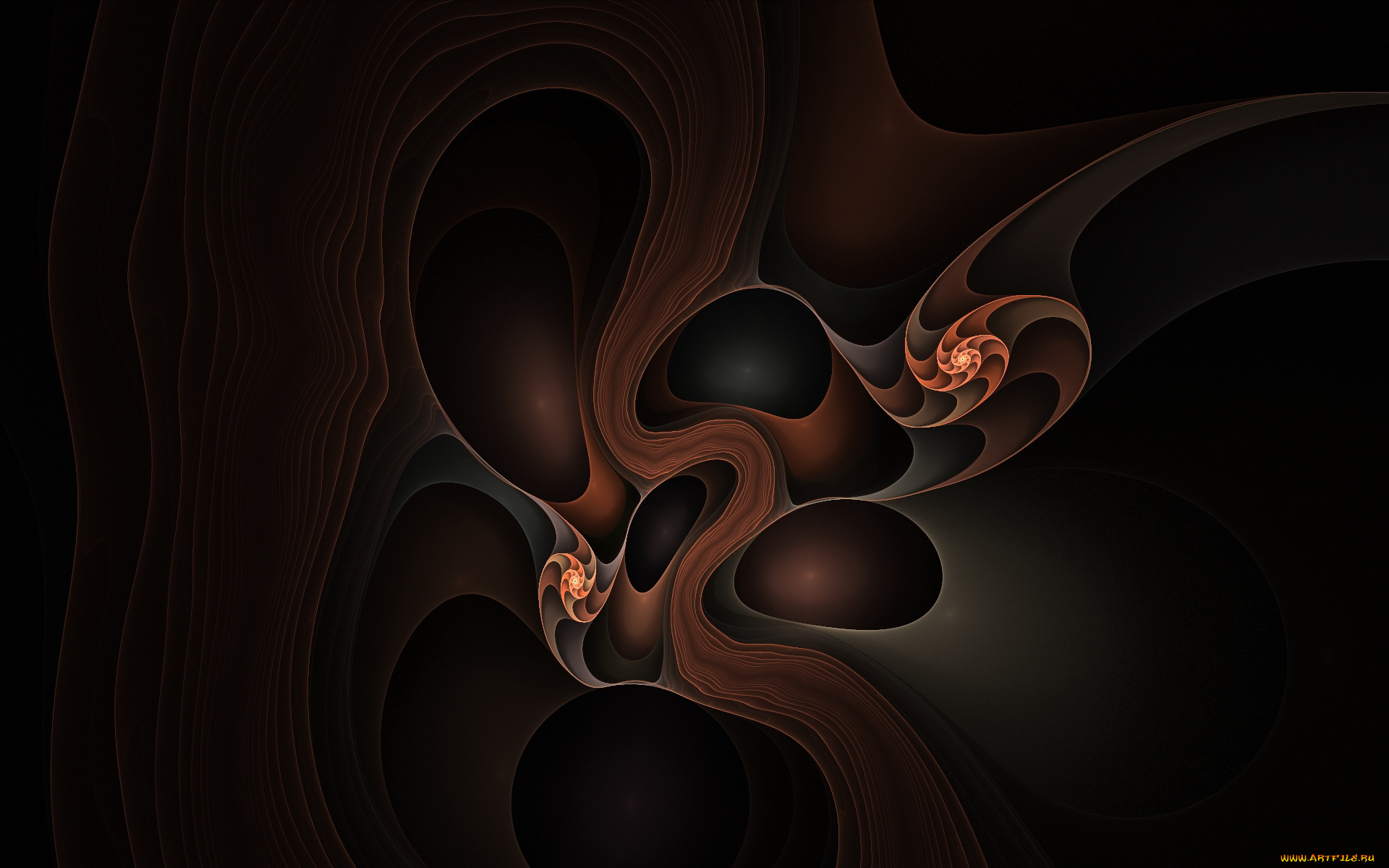 3д, графика, fractal, фракталы